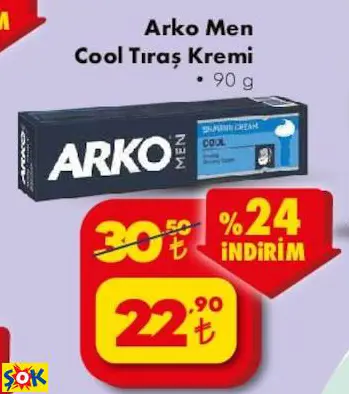 ARKO MEN COOL TIRAŞ KREMİ ARKO MEN COOL TIRAŞ KREMİ